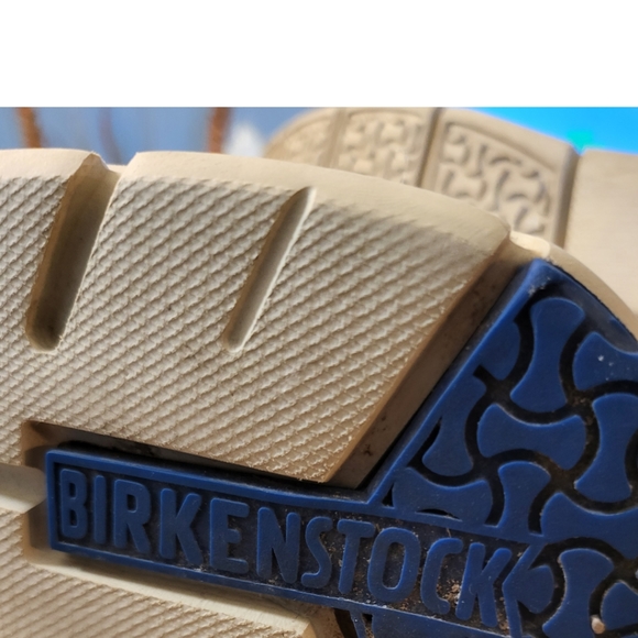 Birkenstock Blue-ish Grey Domingo Suede Leather Slip-on Casual ~Eur 43L / US 10 - Picture 9 of 10